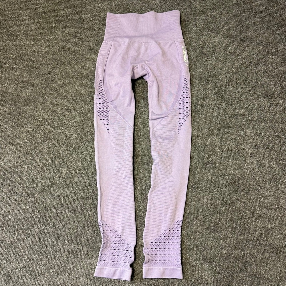 Gymshark Leggings Womens Size XS Purple Energy+ Seamless High Waisted